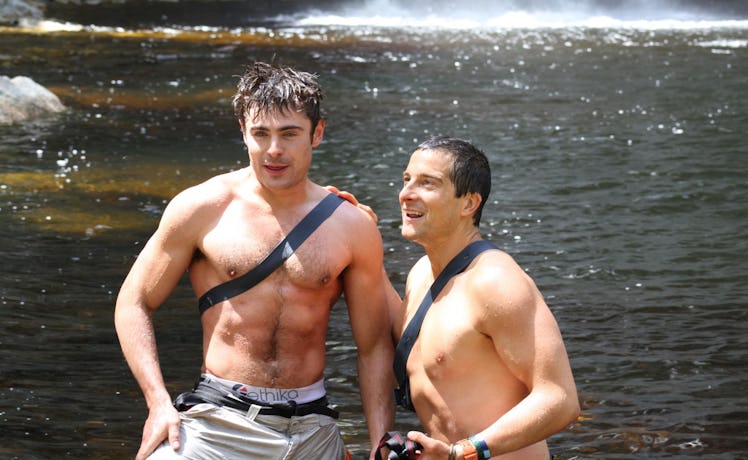 Zac Efron starred in the premiere episode of 'Running Wild with Bear Grylls' in 2014.