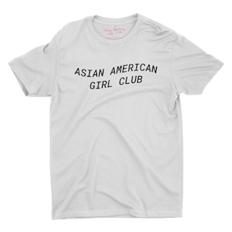 Asian American Girl Club Unisex White Tee 