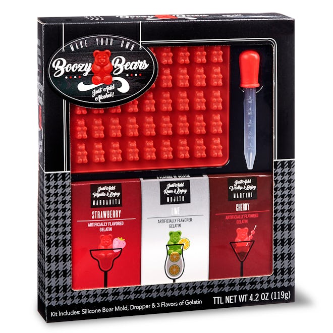 Boozy Bears Gummy Making Kit Holiday Gift,5 Pieces