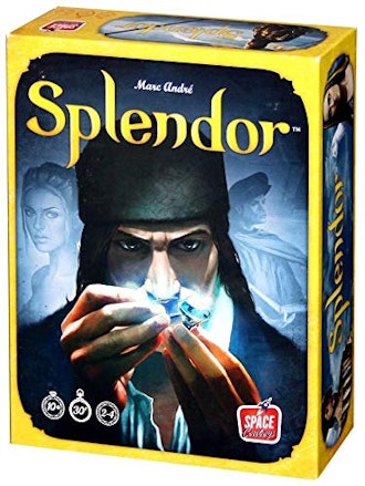 Splendor is a party strategy board game for adults.