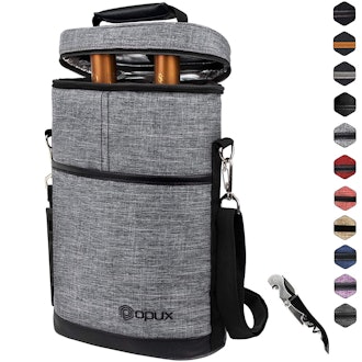 OPUX Insulated Wine Bottle Carrier