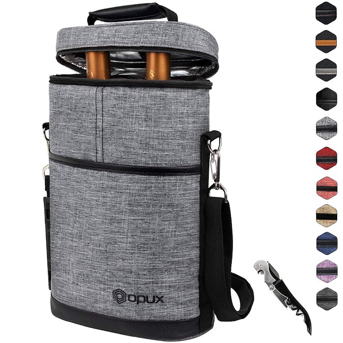 OPUX Insulated Wine Bottle Carrier