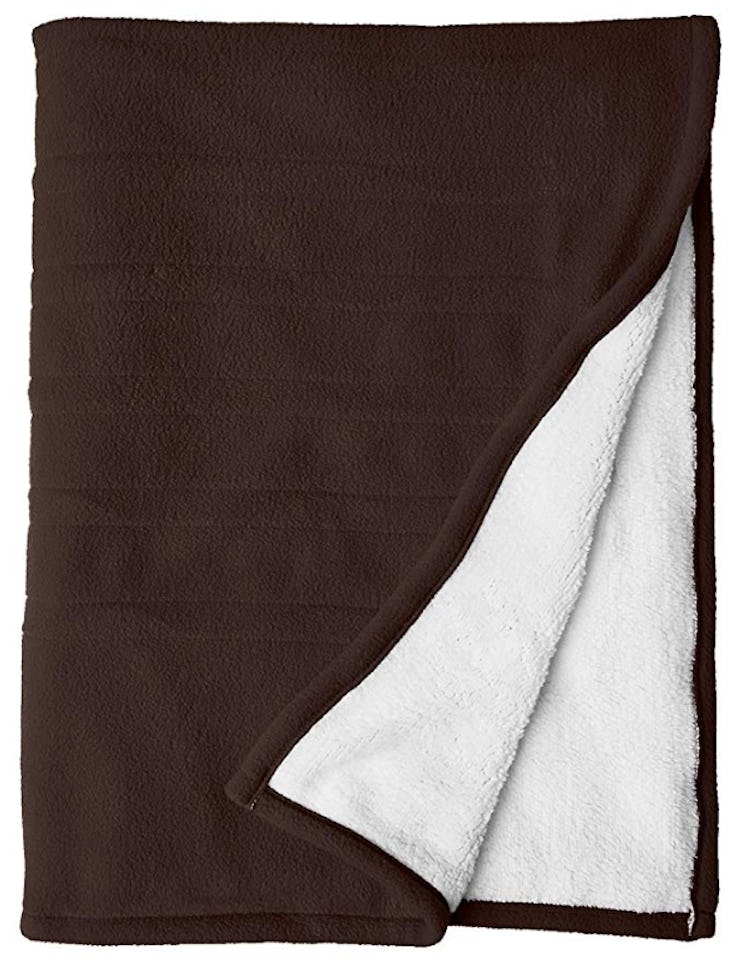 Serta Reversible Heated Throw Blanket