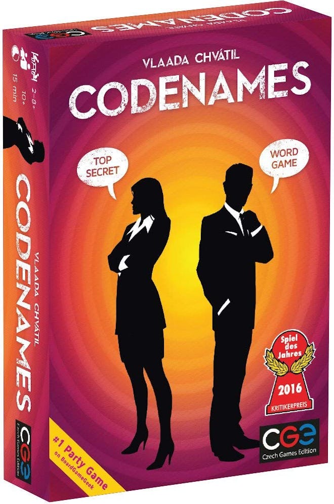 Codenames is a popular strategy board game for adults.