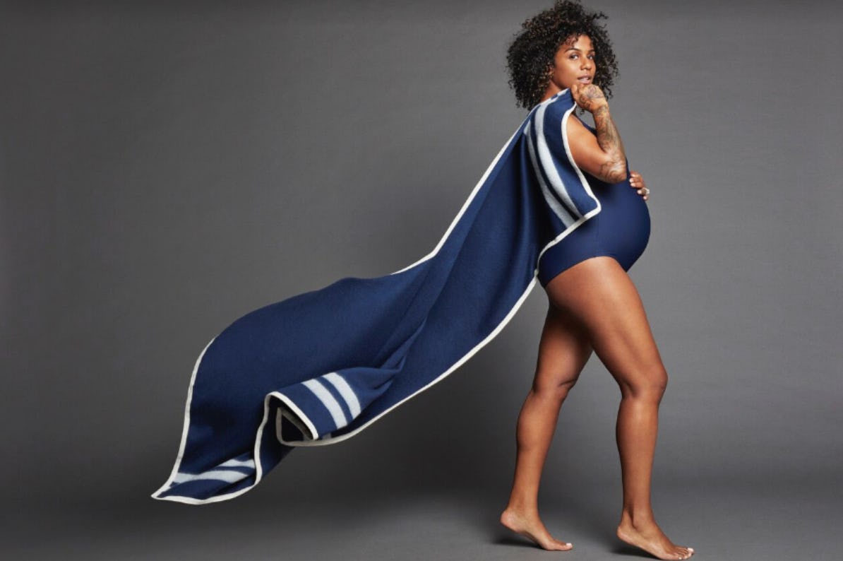 The Hatch x La Ligne Maillot is a glamorous way to make it through a summer pregnancy.