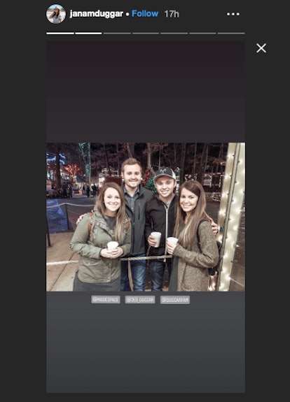 Jed Duggar poses with his arm around Laura DeMasie.