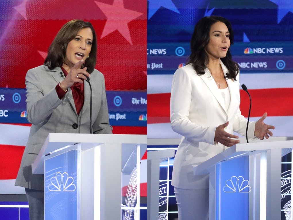 These Tweets About Kamala Harris & Tulsi Gabbard At The Nov. 20 Debate ...