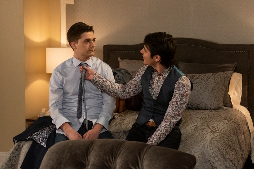 Andy Mientus and Michael J. Willett in Dolly Parton's Heartstrings