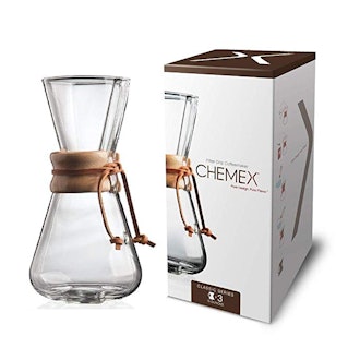 Chemex Classic Series, Pour-Over Glass Coffeemaker, 3-5 Ounce Cup