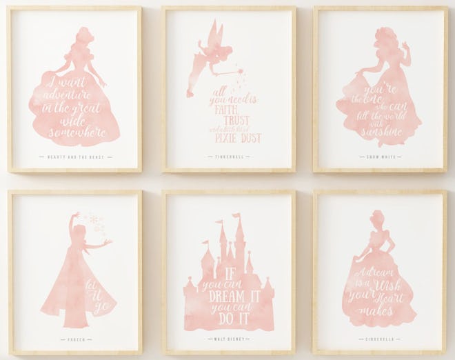 Disney Silhouette Print by QualityArtPrint