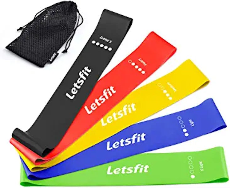 Letsfit Resistance Loop Bands (5-Pack)