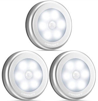 Motion Sensor Lights So You Can Actually See In Your Closet (Set of 3)