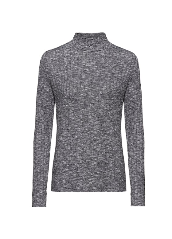Slim-fit long-sleeved top in super-stretch fabric