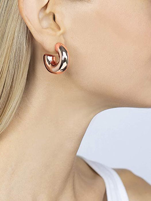 JANIS BY JANIS SAVITT High Polished Small Hoop Earrings