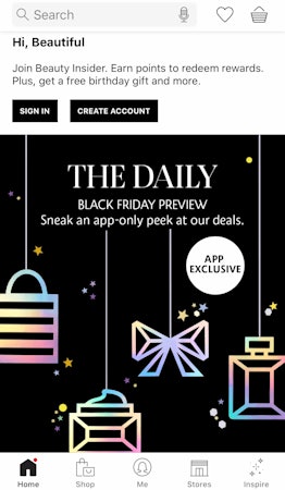 Sephora's Black Friday sale previews are live on the Sephora app. 
