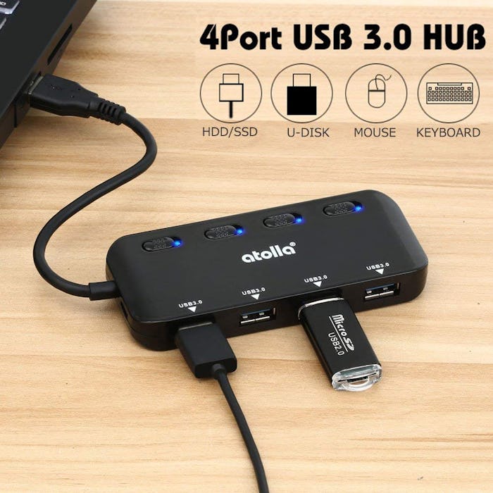 Bauihr USB 3.0 Hub Splitter 