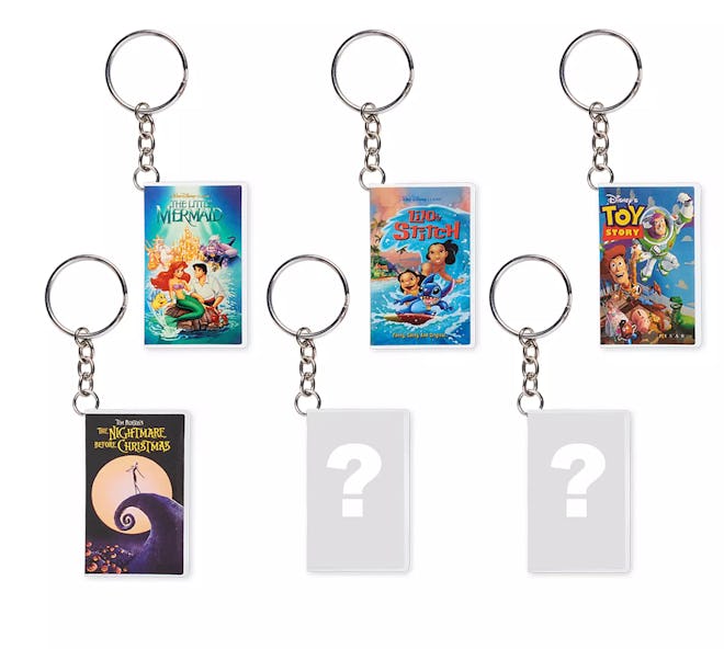 Oh My Disney VHS Cover Keychains
