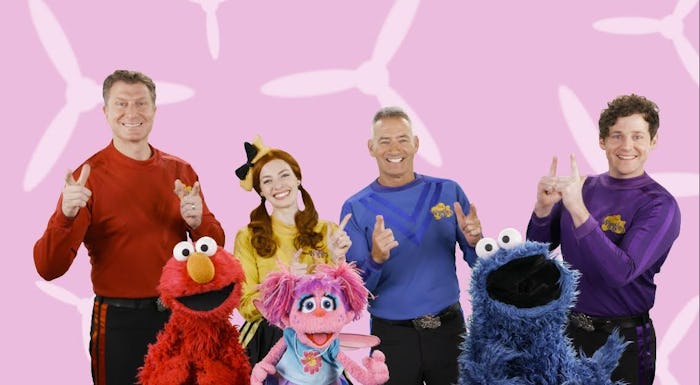 'Sesame Street' collaborated with the Wiggles to celebrate 50 years of the show.