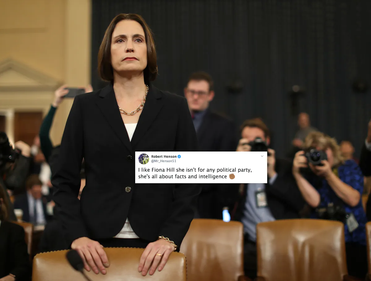 These Tweets About Fiona Hill S Testimony Cheer On Her Dgaf Vibes