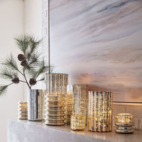 Season decor products on a home counter