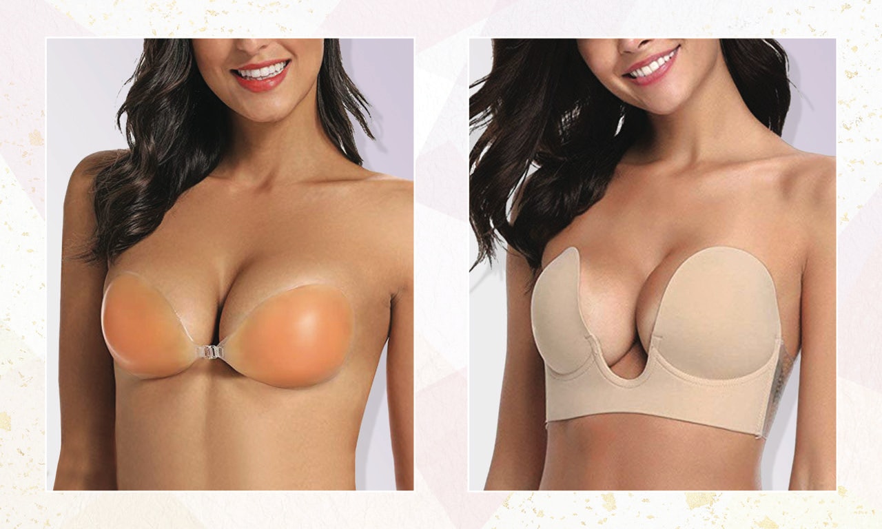 Self Adhesive Bra Push-up Silicone Backless Strapless Invisible Breast Cover Bs