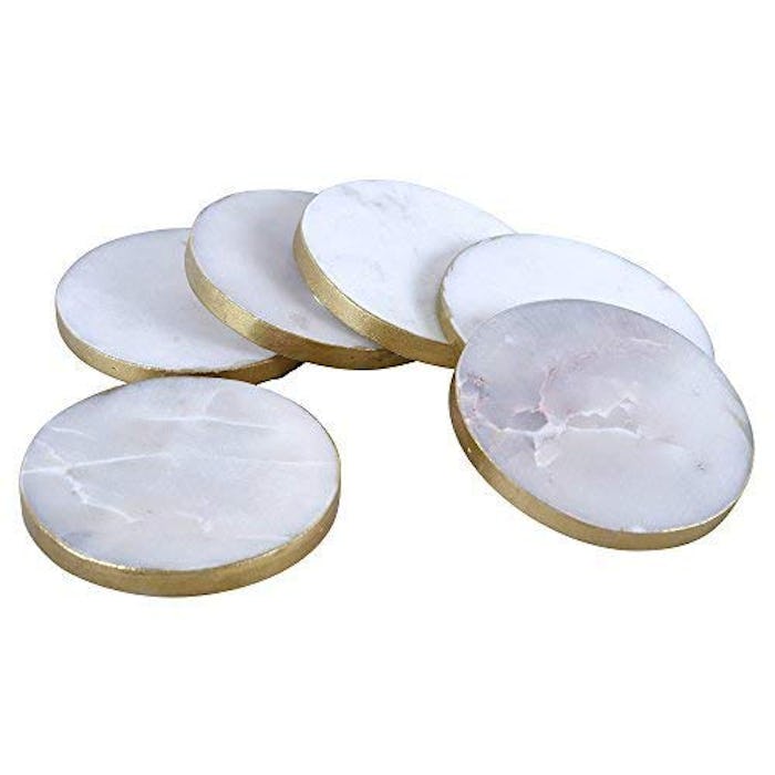 GoCraft Marble Coasters (6-Piece Set) 