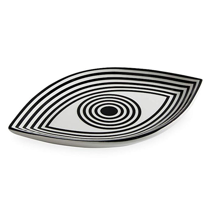 Now House by Jonathan Adler Wink Trinket Tray, Black and White