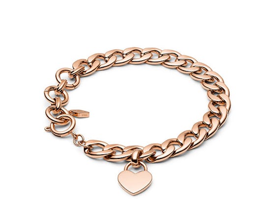 Rose Gold-Tone Steel Bracelet