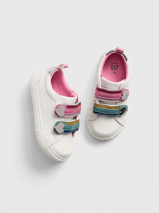 Toddler Glitter Rainbow Sneakers