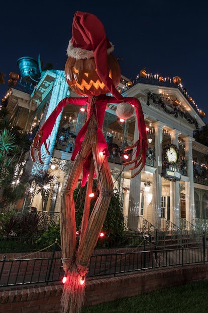 The Haunted Mansion has a holiday makeover at Disneyland just in time for the season. 