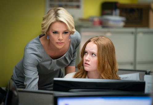 Charlize Theron as Megyn Kelly and Liv Hewson as Lily Balin in 'Bombshell'