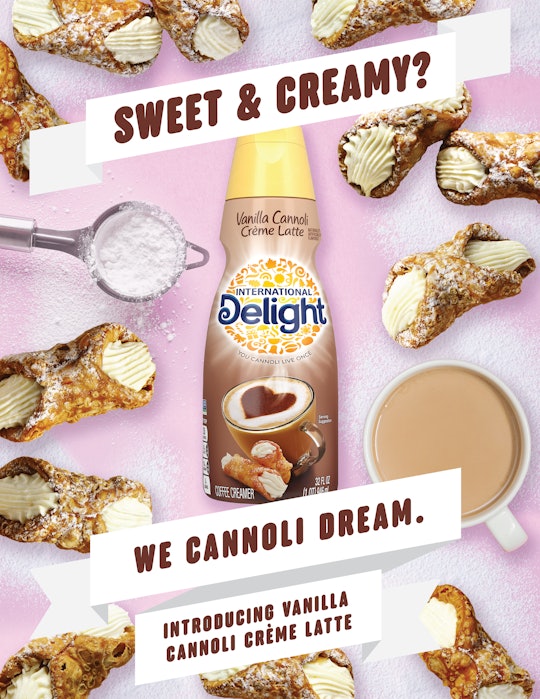 the new international delight vanilla crème cannoli flavor