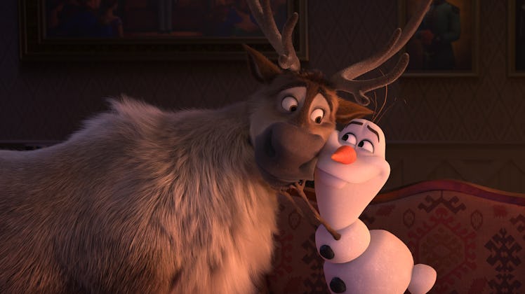 Sven & Olaf in 'Frozen 2' before the post-credit scene