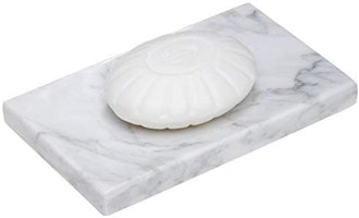 CraftsOfEgypt White Marble Soap Dish 