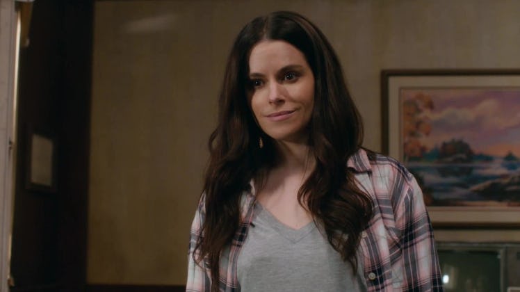 Emily Hampshire as Stevie Budd on 'Schitt's Creek'
