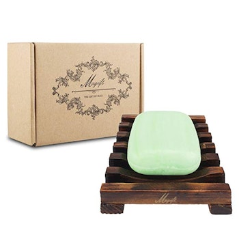 Magift Home Bathroom Wooden Soap Case Holder (2-Pack)