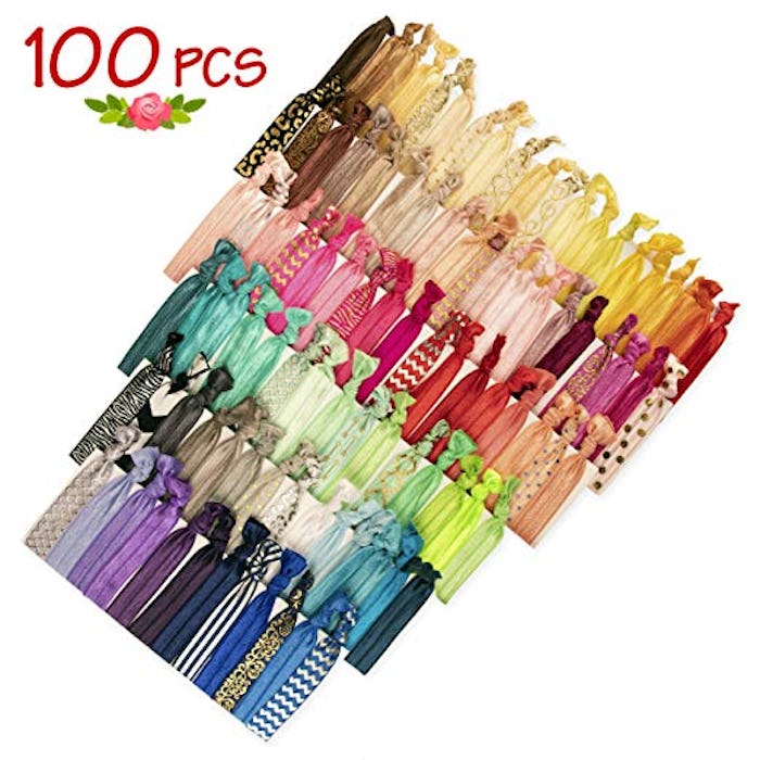 JLIKA Elastic Hair Ties (100-Pack)