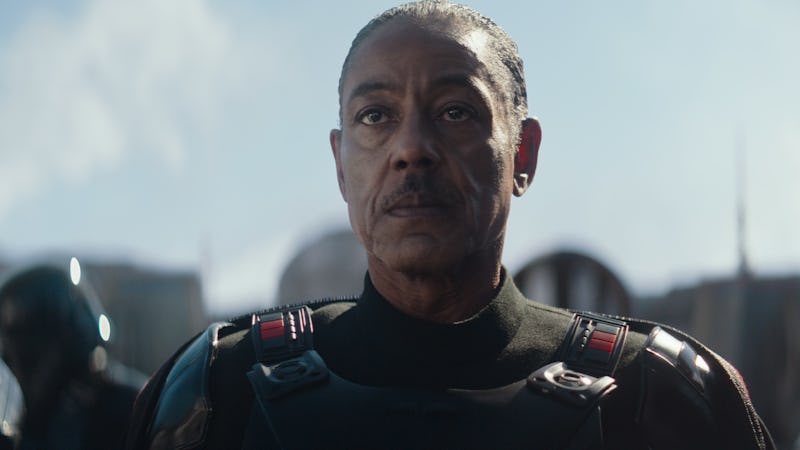 Giancarlo Esposito plays Moff Gideon in The Mandalorian.