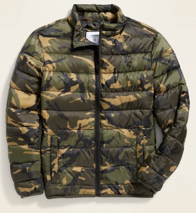 Water-Resistant Packable Quilted Jacket