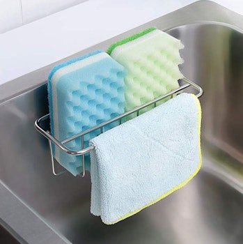 Adhesive Sponge Holder and Dish Cloth Hanger