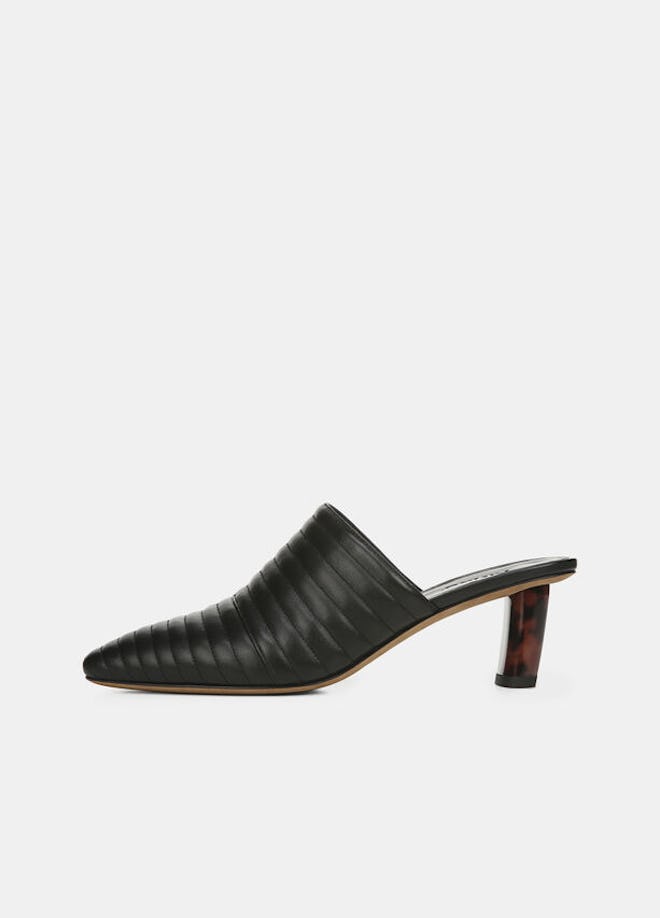 Leather Locke Mules