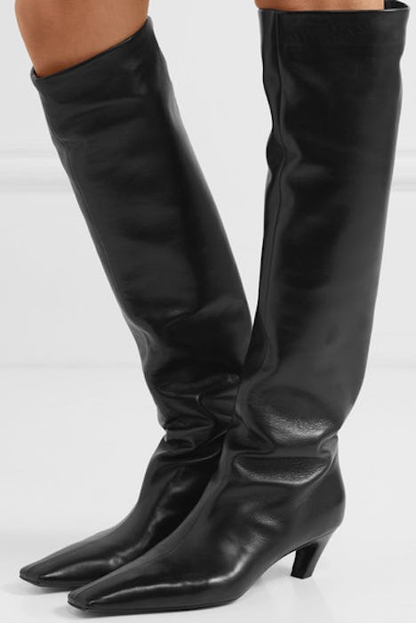 Leather Knee Boots