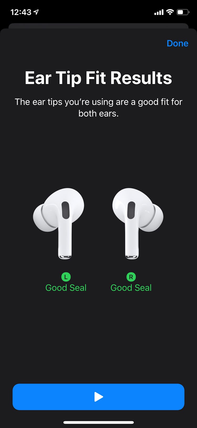 Apple AirPods Ear Tip Fit test