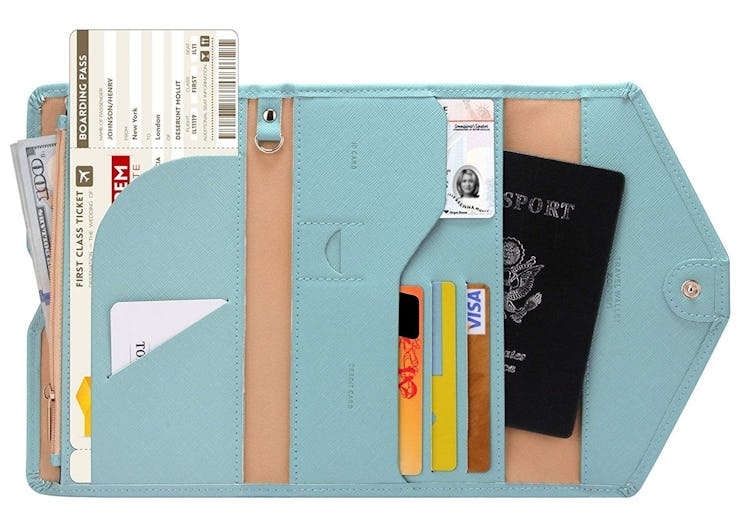 Zoppen Multi-Purpose RFID-Blocking Travel Wallet