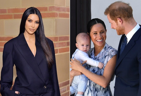 Kim Kardashian recently said she can empathizes with Meghan Markle and Prince Harry's fight for priv...