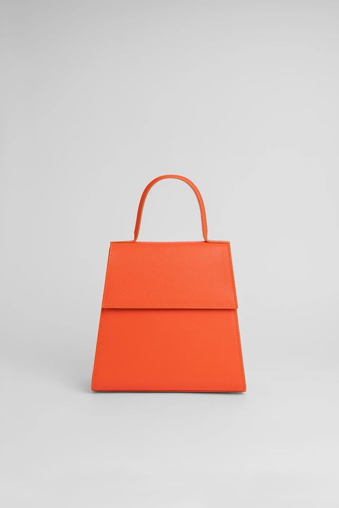 Monet Orange Leather Bag