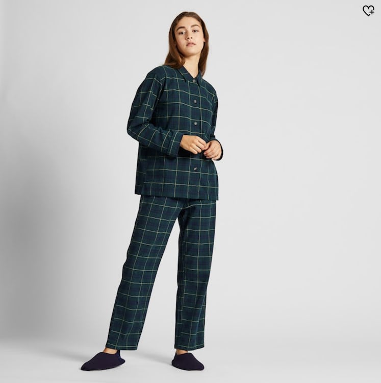 Women Stretch Flannel Long-Sleeve Pajamas