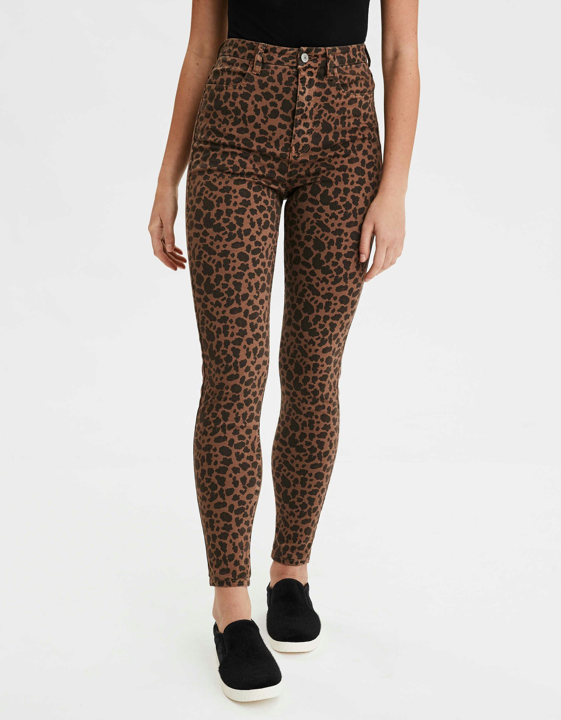 american eagle leopard pants