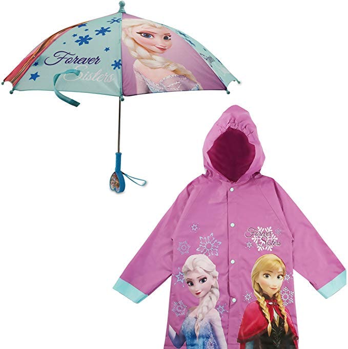 Disney Frozen Queen Elsa & Princess Anna umbrella Molded Umbrella for girls 