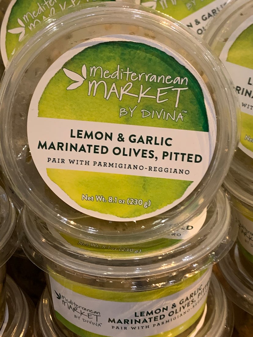 Mediterranean Market Lemon & Garlic Marinated Olives from Whole Foods
